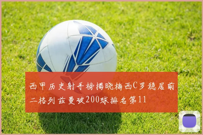 西甲历史射手榜揭晓梅西C罗稳居前二格列兹曼破200球排名第11